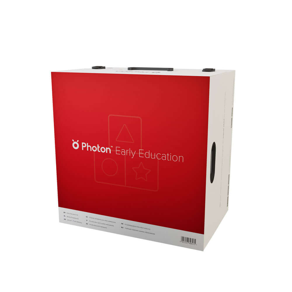 Photon Early Education kit box designed for engaging early learners and supporting cognitive development.