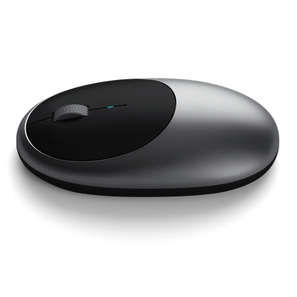 Satechi M1 Bluetooth Wireless Mouse in sleek ergonomic design with rechargeable Type-C port.