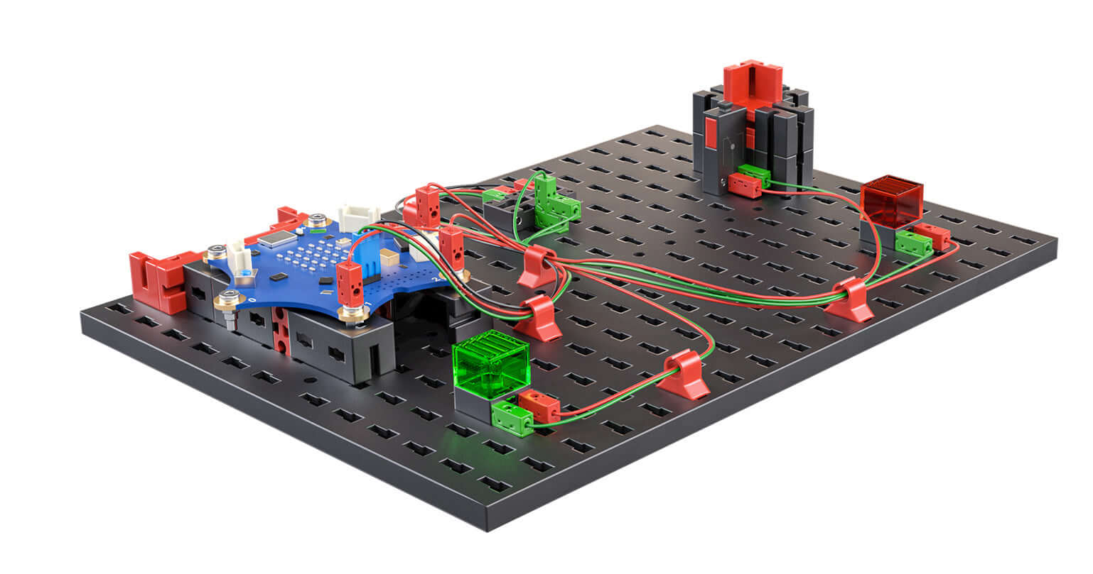 Starter set for Calliope featuring programming components for elementary school education.