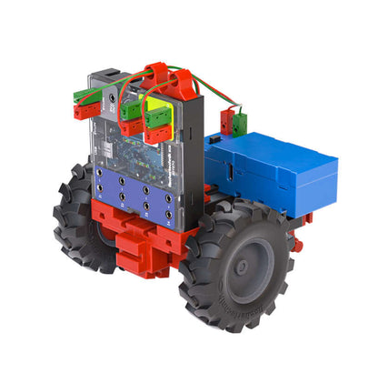 STEM Coding Pro robotics toy with Li Ion battery, colorful design, fun introduction to coding and robotics for kids.