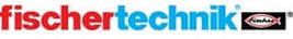 fischertechnik logo featuring red and blue text, showcasing a renowned brand in educational and construction kits.