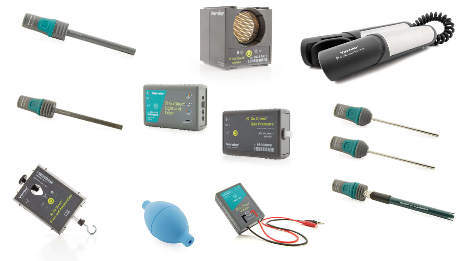 Vernier Secondary School Science Kit with FREE 1 year Graphical Analysis Pro and FREE E-Learning Guide equipment and tools