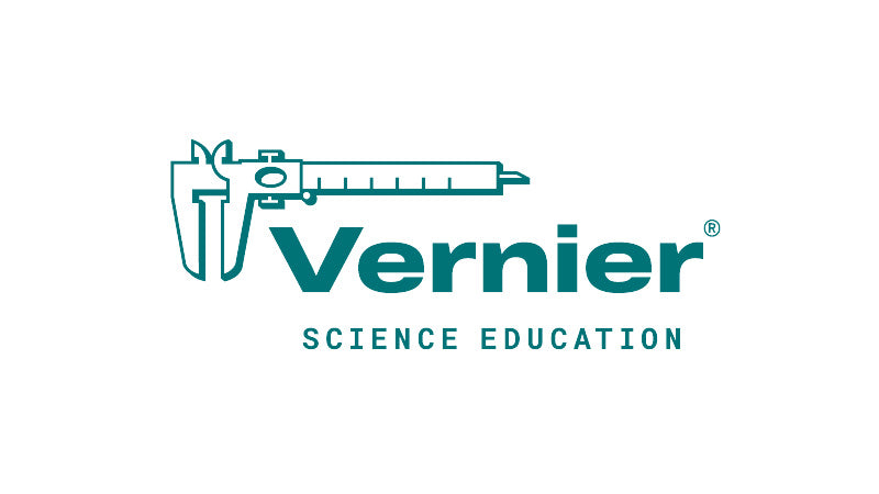 Vernier logo featuring a caliper, representing science education tools and resources.